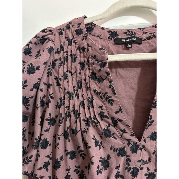 Madewell Women’s Tillie Puff Sleeve A-Line Mini Dress size S Boho Whimsygoth - Picture 7 of 13